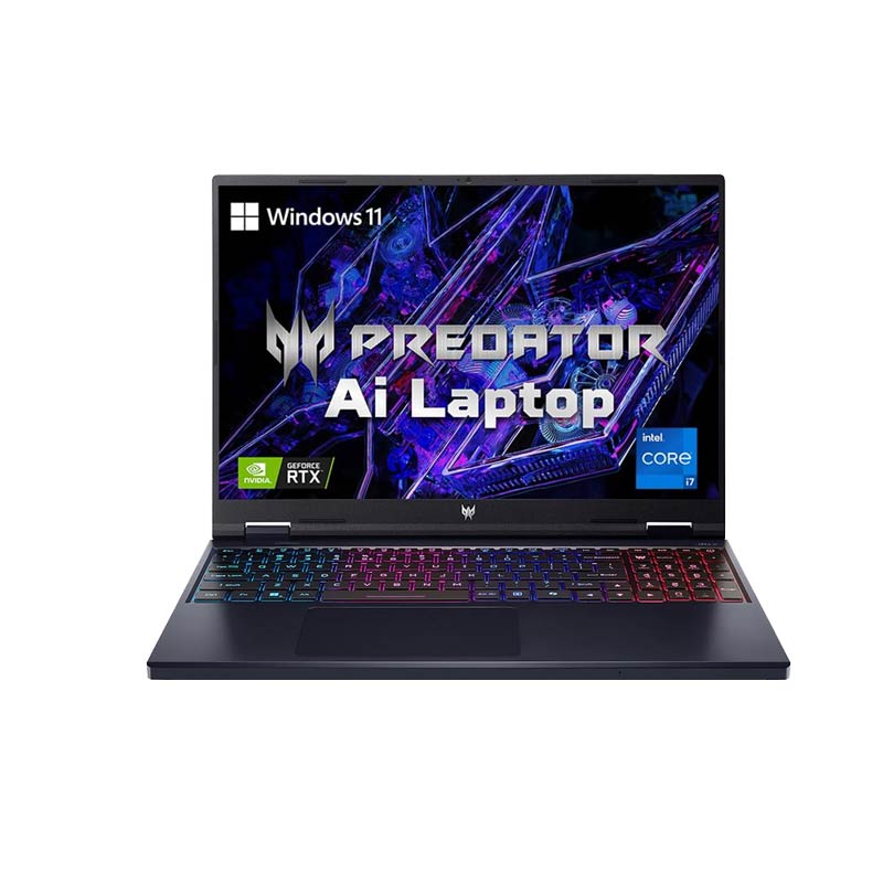 Picture of Acer Predator Helios Neo 16 - 14th Gen Intel Core i7-14700HX 16" (40.64 cm) PHN16-72 Gaming Laptop (16GB/ 1TB SSD/ WUXGA IPS Display/ Windows 11 Home/ NVIDIA GeForce RTX 4050/ 1Year Warranty/ Abyssal Black/ 2.8 Kg)